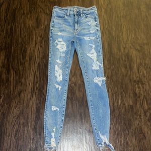 American eagle next level stretch super high rise jegging. Size 2 regular.